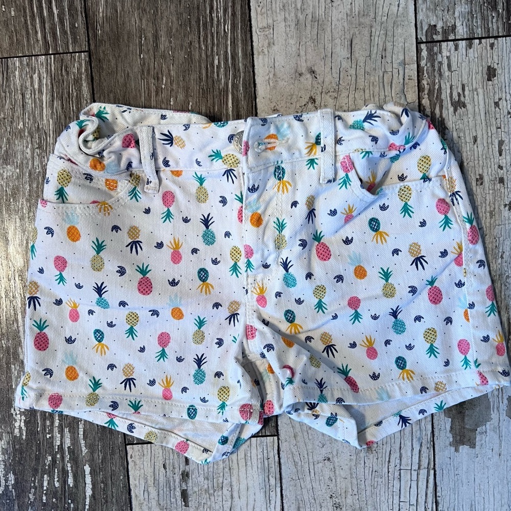 GAP girls pineapple shorts size 10